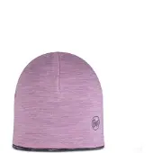 Buff Merino Omkeerbare Kindermuts Roze/Grijs