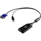 Aten KA7175-AX toetsenbord-video-muis (kvm) kabel Zwart, Blauw, Metallic