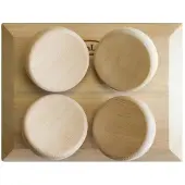 Halu ergonomische hoofdsteun voor Sauna - Rechthoek - Red Cedar