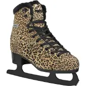 Roces - Leopard - Kunstschaatsen - Schaatsen Dames - Bruin - Warme Fleece Voering & Klassieke Stabiliteit - Maat EU 40