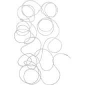 J-Line Kerstverlichting 10m in/outdoor white plastiek