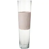 J-Line Vaas delph glas transparant/lichtroze large