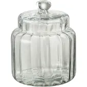 Jline Voorraadpot elia glas transparant small