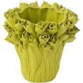 J-Line Vaas ambrosia keramiek groen small