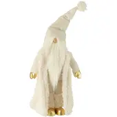 J-Line Kabouter lang jas textiel creme/goud large
