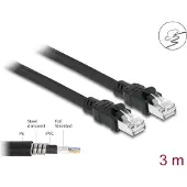 DeLOCK Network cable RJ45 Cat.6A F/UTP with inner metal sheath 3 m