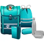 MCNEILL Perfecto Schooltas set 5-delig blauw