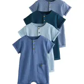 Next Rompertje/body blauw / navy / duifblauw / lichtblauw