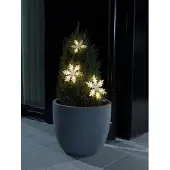 Konstsmide Kerstster - led kerstverlichting binnen - 15 lampjes - 0.67 meter - wa