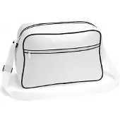 Bagbase Retro Schoudertas White/Black 18 Liter