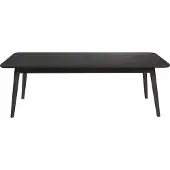 White Label Salontafel Coffee Fabio Black - 120 x 60 cm