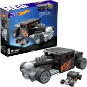 Mattel Hot Wheels Building Block Toy Car Bone Shaker Construction Game Zilver