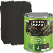 Cetabever tuinhout beits transparant ebben zijdeglans 750 ml