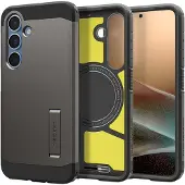 Spigen Tough Armor Backcover MagSafe voor de Samsung Galaxy S25 Plus - Gunmetal