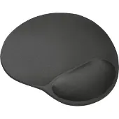 Trust Bigfoot gel muismat, ergonomisch, zwart