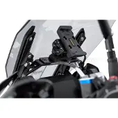 SW-Motech GPS mount voor cockpit - Zwart. BMW R 1200 GS (12-18), R 1250 GS (18-).