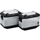 Hepco&Becker Alu-Koffer Xplorer 40 ZILVER, LINKS, 40 LITER