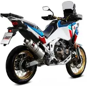 MIVV Dakar Honda Crf 1100 L Africa Twin 2020-24 H.079.lekx Gehomologeerde Slip On Uitlaatdemper