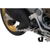 SW-Motech EVO voetsteunset - Zilver/zwart. Honda NT1100 (21-), XL750 (22-).