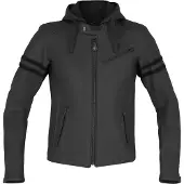 Richa Toulon Black Edition Dames Motorfiets Leren Jas
