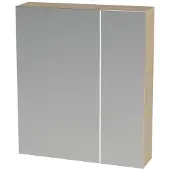 Tiger Spiegelkast s-line 60 cm met 2 deuren naturel eik