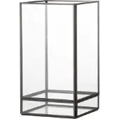 Bloomingville Filula Votief, zwart, glas