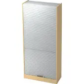 Hjh OFFICE PRO SIGNA R90 SG - Esdoorn/Zilver Roldeurkast Hoogte van de map | 5 OH Greeplijst kunststof