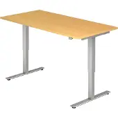Hjh OFFICE PRO XMST 16 S - Beuken 160 x 80 Tafelhoogte I Elektrisch in hoogte verstelbaar