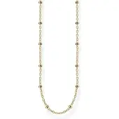 Thomas Sabo Halsketting, Erfstukketting geelgoud, (925 zilver, 60 cm)