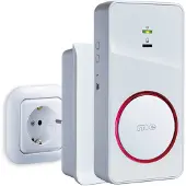 M-E Modern-Electronics 41151 Ontvanger voor Draadloze deurbel Verlicht