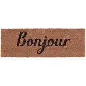 PT Living Deurmat Bonjour Black Coir