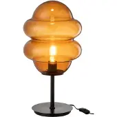 J-Line Tafellamp honinglepel glas bruin