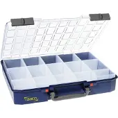 Raaco CarryLite 80 5x10-15 Assortimentskoffer (l x b x h) 330 x 413 x 79 mm Aantal vakken: 15 Incl. handgreep Box Inhoud 1 stuk(s)