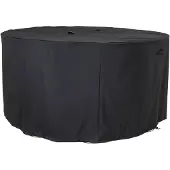 Ebuy24 Tuinmeubelhoes Luxury | polyester zwart 185x185x95 cm tuinmeubelhoezen | NADUVI