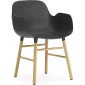 Normann Copenhagen Stoel Form Armchair Oak Black
