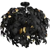 TRIO Decoratieve Plafondlamp Leavy Ø 70cm