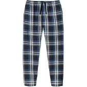 Schiesser Pyjamabroek 'Mix+Relax' donkerblauw / wit