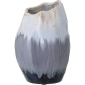 Bloomingville Jace Deco Vaas, Blauw, Keramiek