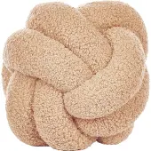 Beliani MALNI - Sierkussen-Beige-Bouclé