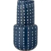 Bloomingville Mayim Vaas, Blauw, Glas