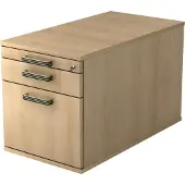 Hjh OFFICE PRO SIGNA TC20 SG - Rolcontainer Hout Eiken met ophangsysteem Greeplijst kunststof