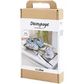 Creativ Company CC Hobbyset Decoupage Oesterschelpen Blauw