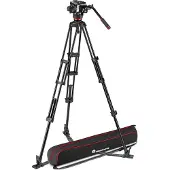 Manfrotto MVK504XTWINGA 504X Video Head + aluminium Twin Leg GS statiefkit
