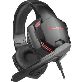 Mars Gaming MHX PRO 7.1, met kabel, 20 - 20000 Hz, voor gaming, 360 g, headset met microfoon, zwart