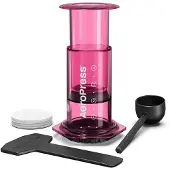 Aeropress Koffiezetapparaat - Clear Pink