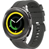 Strap-it Extreme Silicone Band – Geschikt voor Samsung Gear Sport – Donkergrijs