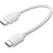 Cellularline USB-C-kabel - USB-C 15 cm Wit