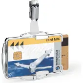 Durable RFID Secure naambadge duo met klem 87 x 54 mm (10 stuks)