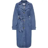 ONLY Tussenmantel blauw denim