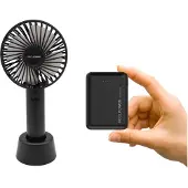 RealPower 375356 Mobile bundle, Mobile Fan + PB-10000 mini HD